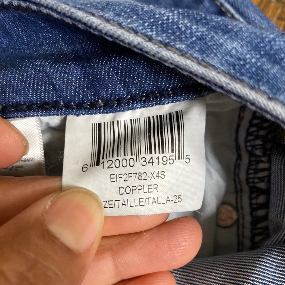 Bcbgeneration Shadow Patch Jeans Size 25 - image 7